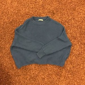 Cotton on cropped blue sweater